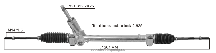 autopartes Asunción Paraguay | RV6802697 Cremallera de dirección asistida 42514718 42514719 95316174 42351614 94537903 95522126 95521793 900814 94537904 95915223 CHEVROLET