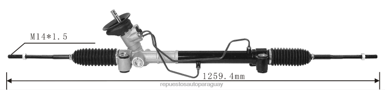 autopartes Paraguay | RV6802685 cremallera de dirección asistida 95040656 7111766010 52048196 52101439 95040652 95040656 94767096 42505935 52134051 CHEVROLET