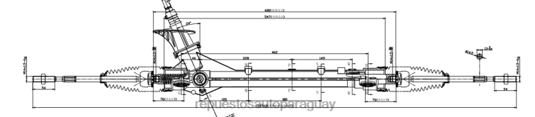 piezas de automóvil | RV6802708 cremallera de dirección asistida 908750396 CHEVROLET