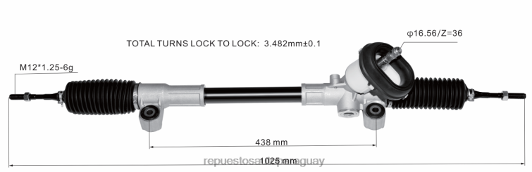 autopartes al por mayor | RV6802810 Cremallera de dirección asistida 48001-4la0b 48001-8ga1a 48001-4la1b DAIHATSU