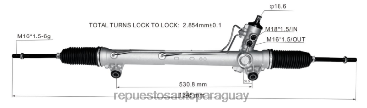 autopartes al por mayor | RV6802790 cremallera de dirección asistida 52089292ae DODGE/CHRYSLER