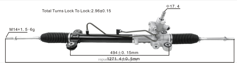 autopartes Asunción Paraguay | RV6802537 Cremallera de dirección asistida 53601-swa-q01 HONDA