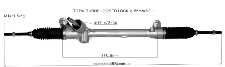 autopartes y repuestos | RV6802849 Cremallera de dirección asistida 53400-t5r-a01 HONDA