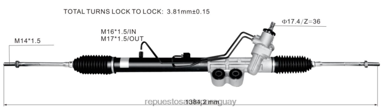 piezas de automóvil | RV6802608 cremallera de dirección asistida 8-97946131-0 ISUZU