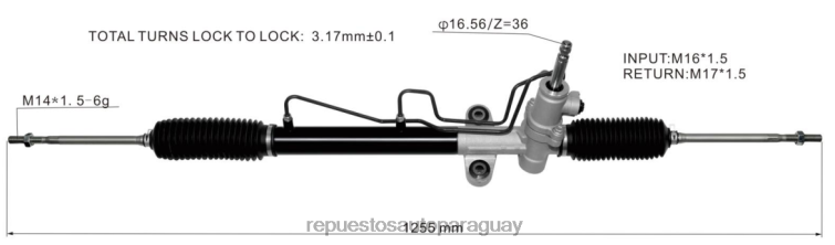 autopartes Asunción Paraguay | RV6802547 cremallera de dirección asistida mr961356 MITSUBISHI