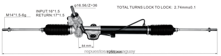 piezas de automóvil | RV6802548 cremallera de dirección asistida mr961357 4410a323 MITSUBISHI