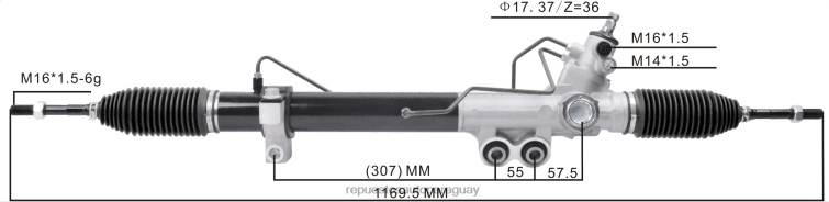 autopartes Asunción Paraguay | RV6802567 cremallera de dirección asistida 49001-4kh0a 49001-4kh1a 49001-4kd0a 49001-4kd1a NISSAN