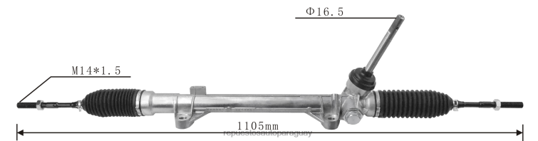 autopartes Asunción Paraguay | RV6802587 cremallera de dirección asistida 48001-jg00a 48001-jg00b NISSAN