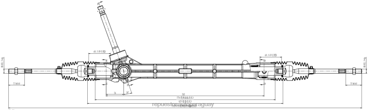 autopartes Asunción Paraguay | RV6802847 cremallera de dirección asistida p8891751926 GEELY