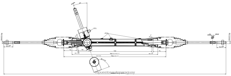 piezas de automóvil | RV6802848 cremallera de dirección asistida 40360-30400 GEELY