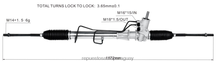autopartes Asunción Paraguay | RV6802807 cremallera de dirección asistida 7701471306 7701468271 7711134509 8200050763 8200710929 8200895863 49001-00qaa 8200917748 RENAULT