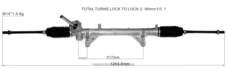 piezas de automóvil | RV6802808 cremallera de dirección asistida 8200124407 8200565645 8200595934 8200124408 RENAULT