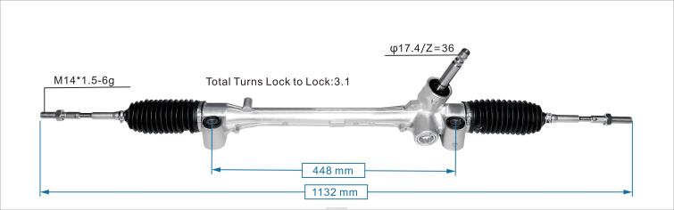 autopartes Asunción Paraguay | RV6802507 cremallera de dirección asistida 45510-0d560 TOYOTA