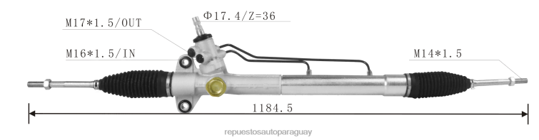 autopartes y repuestos | RV6802499 cremallera de dirección asistida 44200-bz070-000 TOYOTA