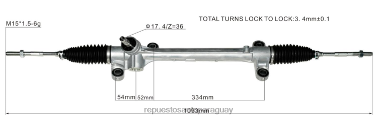 repuestos auto Paraguay | RV6802441 cremallera de dirección asistida 45510-02640 TOYOTA