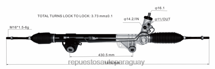 autopartes Asunción Paraguay | RV6802667 cremallera de dirección asistida bl1z3504-a FORD