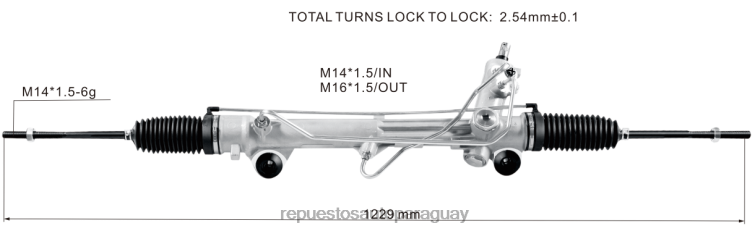 autopartes Asunción Paraguay | RV6802677 cremallera de dirección asistida 2r3z-3504-barm FORD