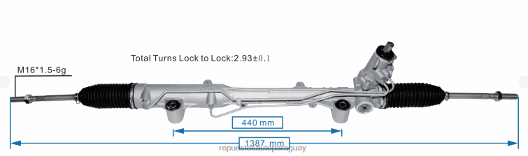 autopartes Asunción Paraguay | RV6802427 cremallera de dirección asistida 2h2422055b VOLKSWAGEN
