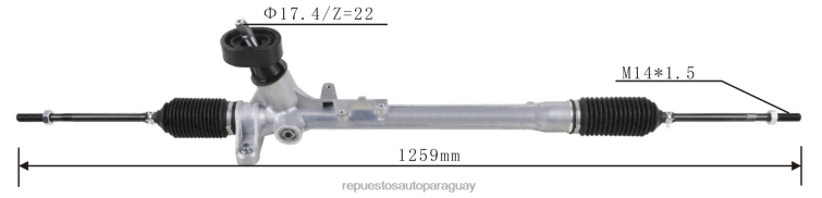 autopartes Paraguay | RV6802425 cremallera de dirección asistida 180423057a VOLKSWAGEN