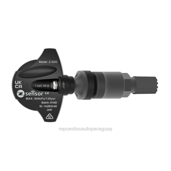 autopartes y repuestos | 6XJ41391 Holden oe sensor tpms de repuesto - oe p/n 95712232, 13598773 frecuencia 433 mhz vástago de válvula de metal - gris oscuro